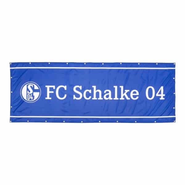 FC Schalke 04 Balkonfahne 250x90 cm