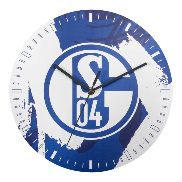 FC Schalke 04 Wanduhr königsblau